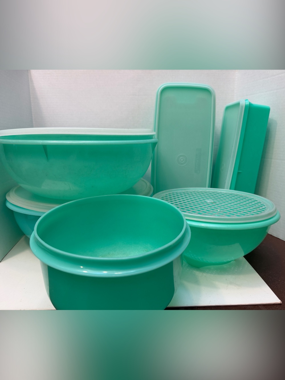Tupperware Jadeite set of 6